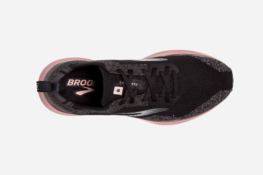 Brooks Running Shoes Womens Black/Pink - Levitate 4 Road - 6701-TZYAL